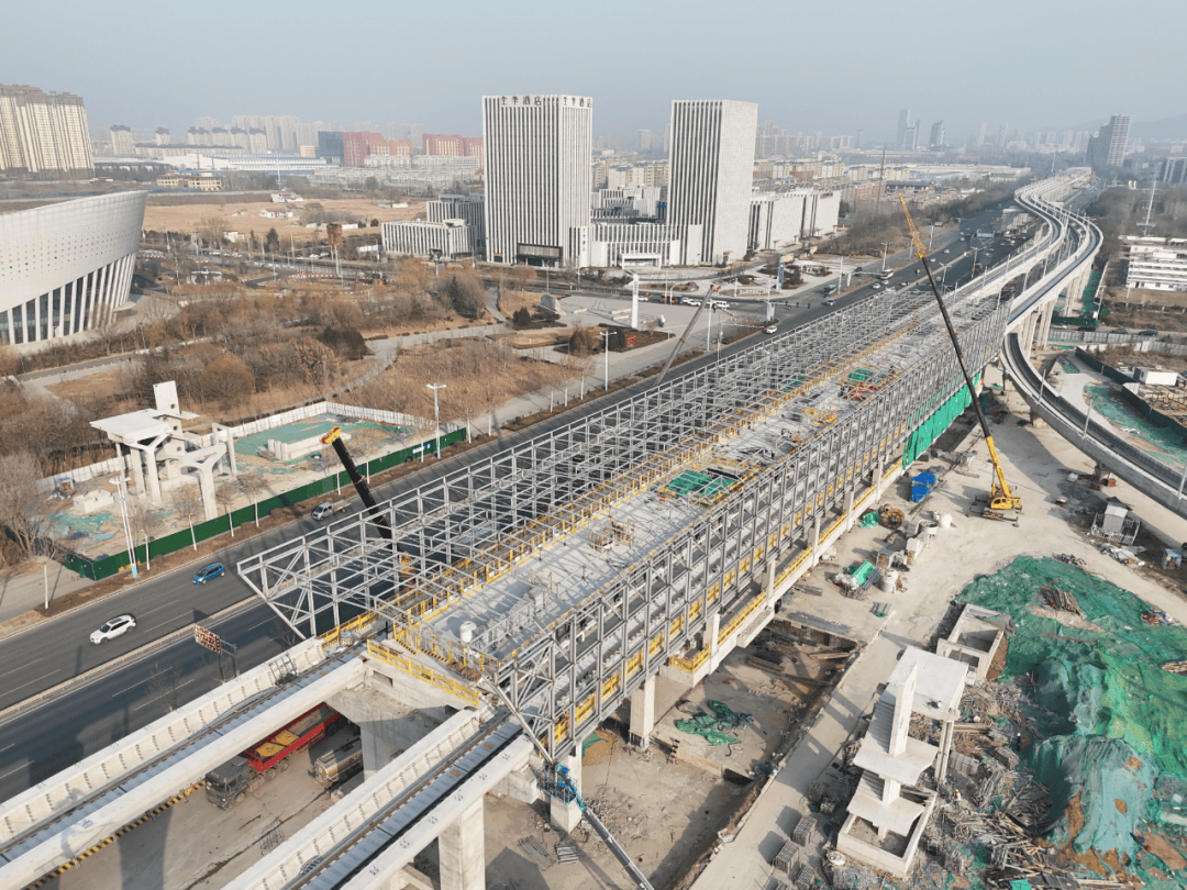 濟南地鐵項目車站主體鋼結(jié)構(gòu)及附屬土建工程順利完工